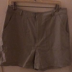 Tan Hiking shorts size 14, but run smaller